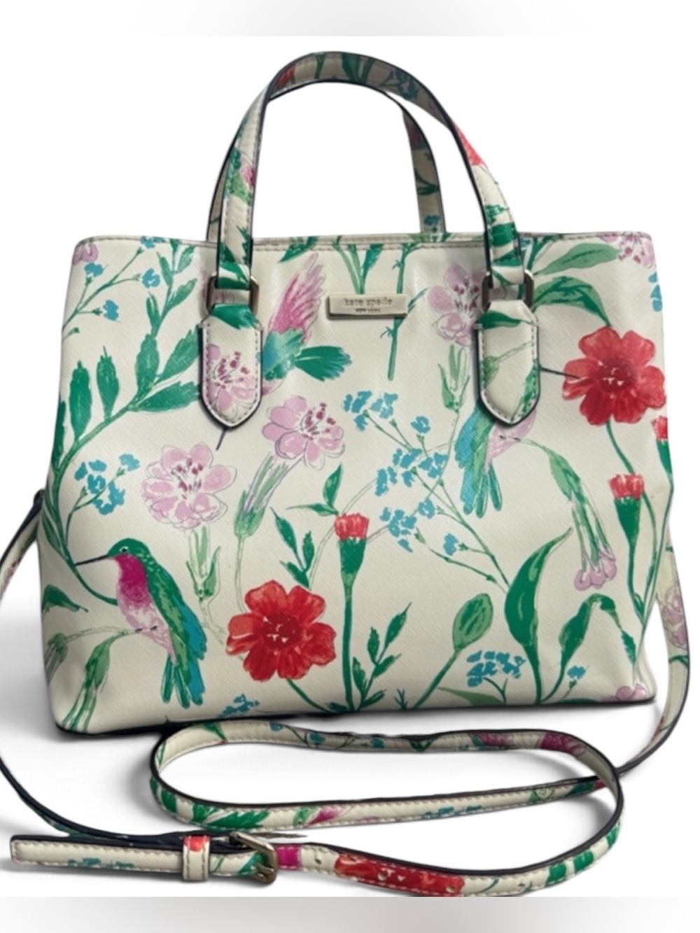 Coming Soon Kate Spade Laurel Way Evangelie hummingbird floral bag